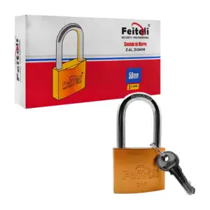 Candado feiteli de hierro con gancho alto de 50mm, antioxido, segurid…