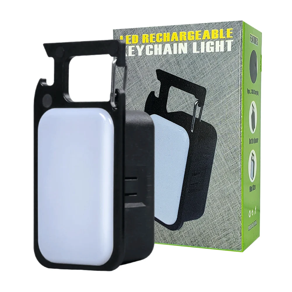 Mini lámpara linterna led de emergencia tipo llavero + abrebotellas /…