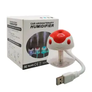 Humidificador usb pequeño con luz led y diseño de carita kawaii para …