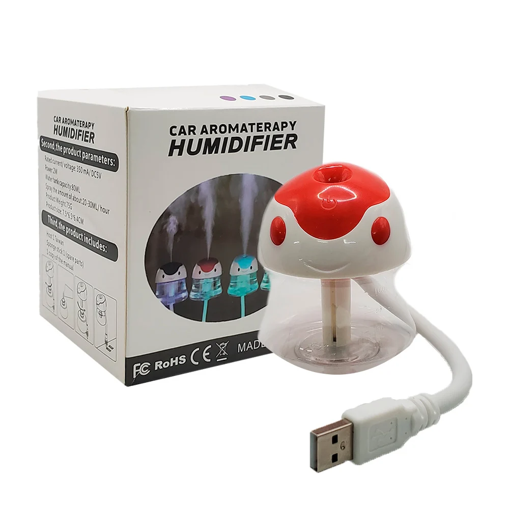 Humidificador usb pequeño con luz led y diseño de carita kawaii para …