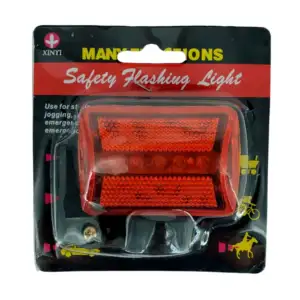 Lámpara trasera con luz intermitente de seguridad para vehículos / sa…
