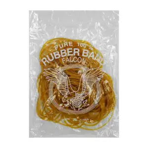 1pza Bolsa de ligas elásticas de hule natural / rubber band falcon