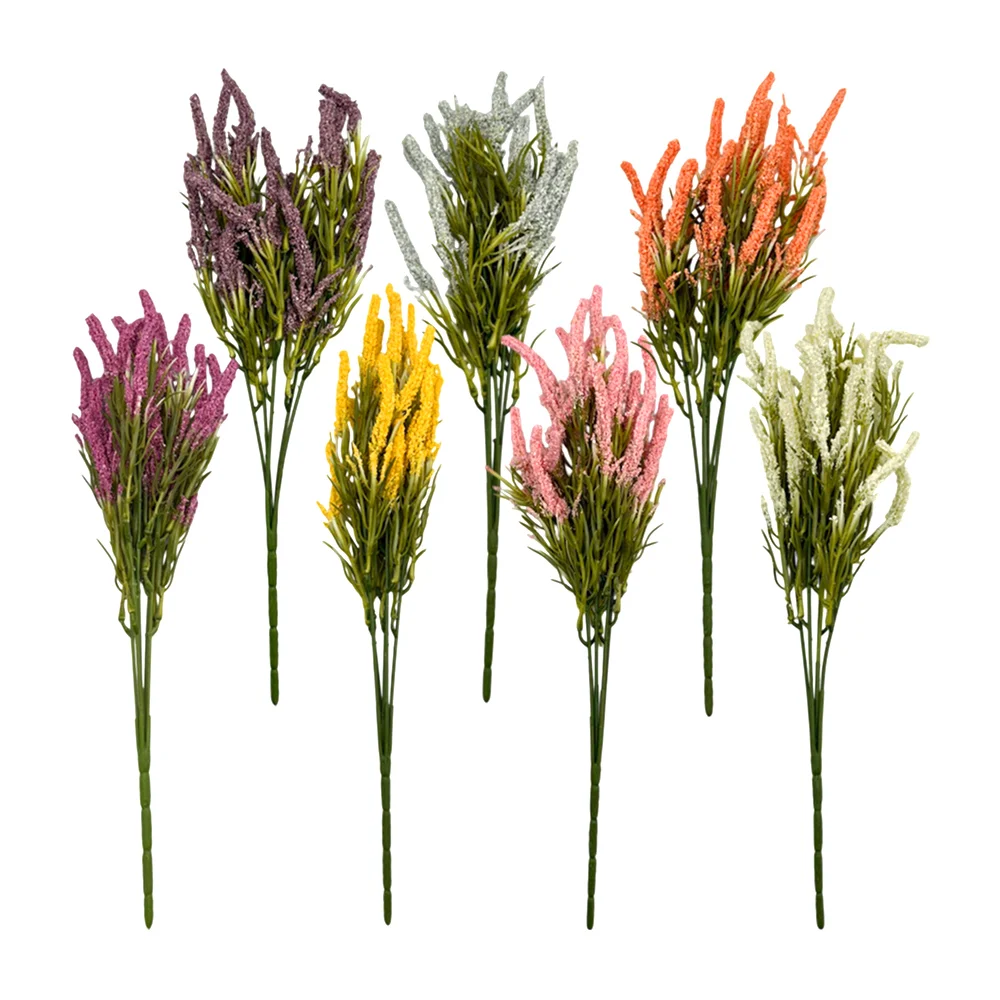 Manojo ramo de flores artificiales tipo lavanda, variedad de colores …