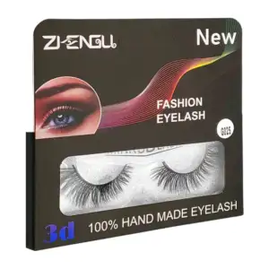1pza Pestañas postizas mink con efecto 3d / zj engli / fashion eyelas…