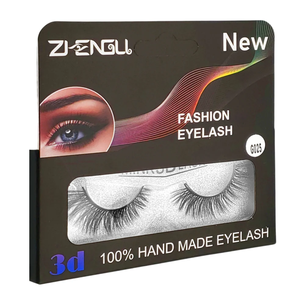 1pza Pestañas postizas mink con efecto 3d / zj engli / fashion eyelas…