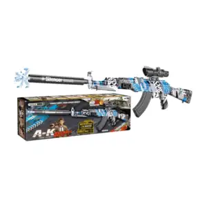 Pistola rifle de hidrogel tipo a-k con balas de hidrogel 7-8mm con di…