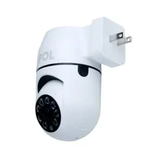 Cámara de vigilancia inteligente wifi hd con conexión de clavija bifá…