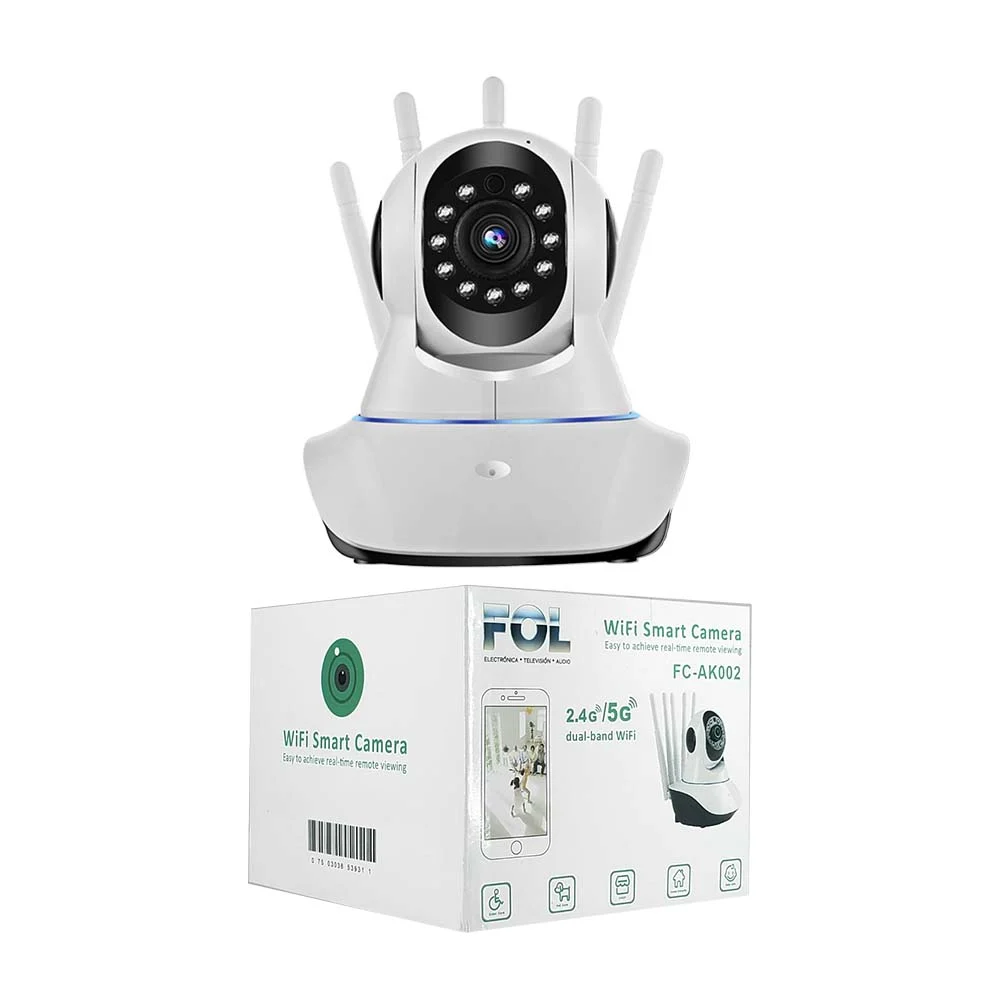 Cámara remota wifi para vigilancia con rotación de 360°, carga usb y 5g ...