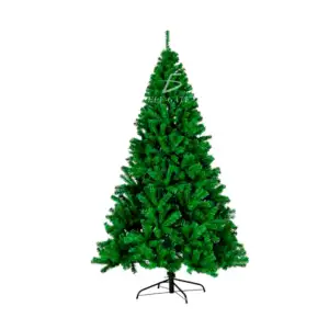 Pino árbol de navidad artificial en color verde + base de metal / 210…