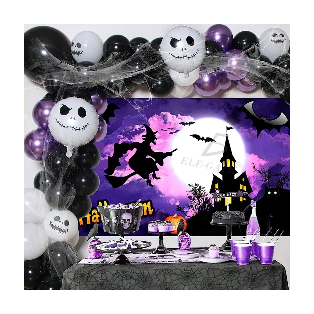 Kit de decoración para fiesta de halloween con variedad de globos, te…