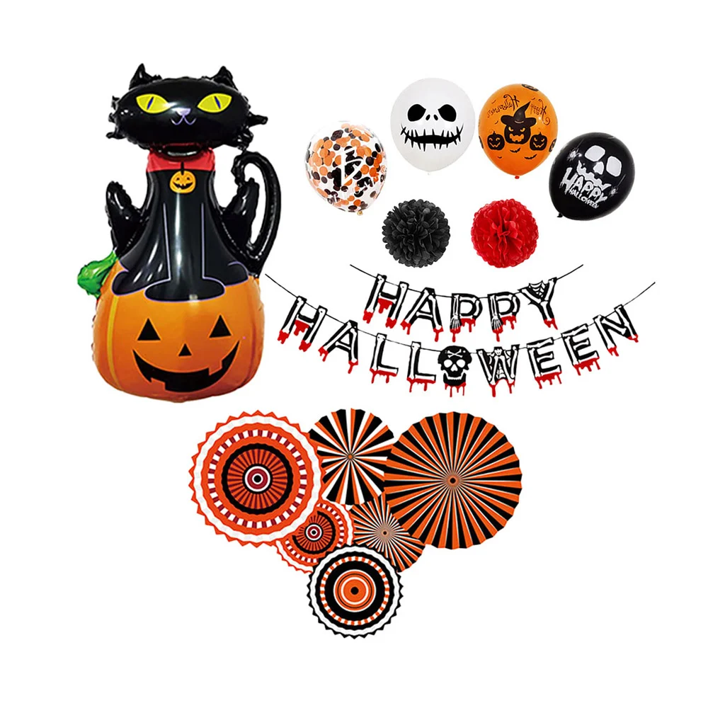 Kit de decoración para fiesta de halloween con variedad de globos, ad…