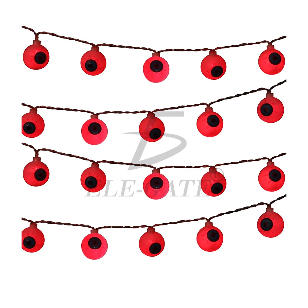 Guirnalda de luces led en forma de ojos para decoración de fiesta hal…