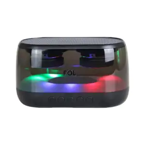 1pza Bocina inalámbrica fol rectangular, iluminación rgb, botones de …
