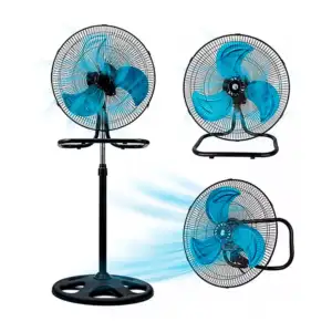Ventilador con 3 aspas metálicas 3 en 1 de 18 in