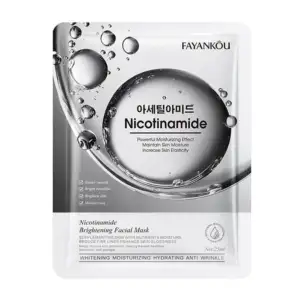1pza Mascarilla iluminadora con nicotinamida ideal para la firmeza de…