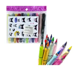 1pza Lápiz infinito de color con borrador y clip, variedad de colores…