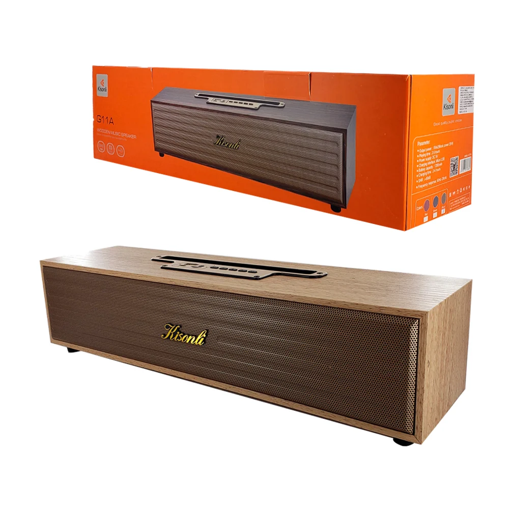 Bocina bluetooth tipo barra de sonido con soporte para teléfono celul…