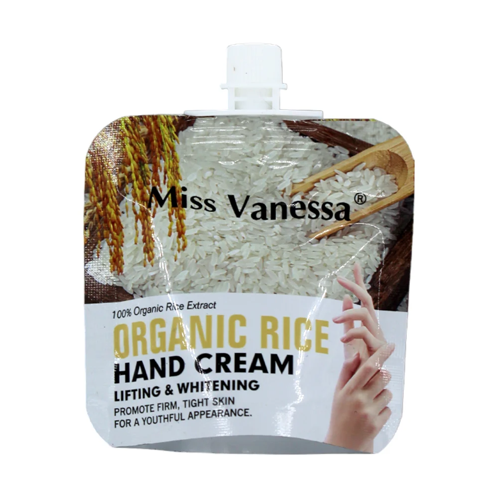 Mini crema para manos con extracto de arroz para hidratar y blanquear…