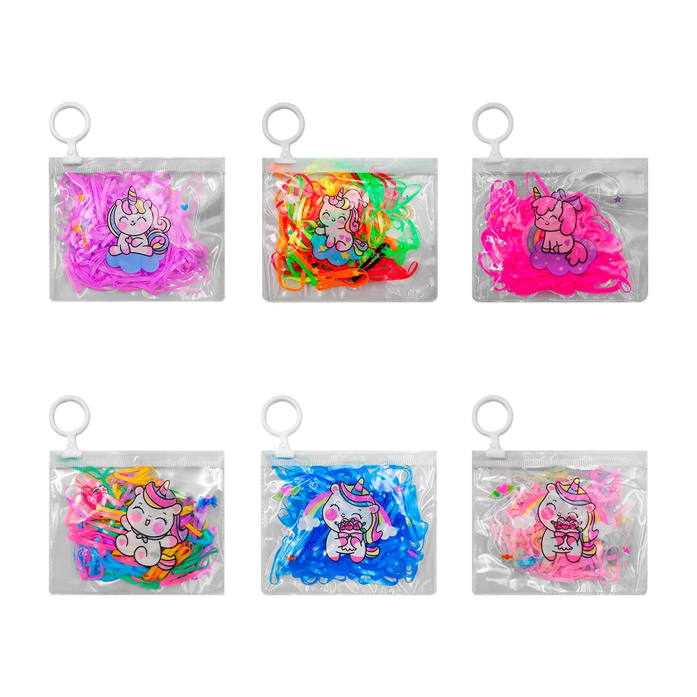 Bolsa tipo ziploc transparente, agarradera, con diseño animado, con l…