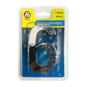 Placa metálica para exterior en forma de número, variedad de modelos …