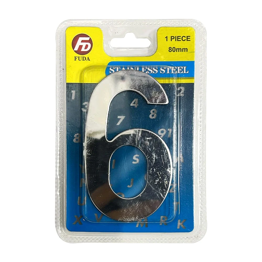 Placa metálica para exterior en forma de número, variedad de modelos …