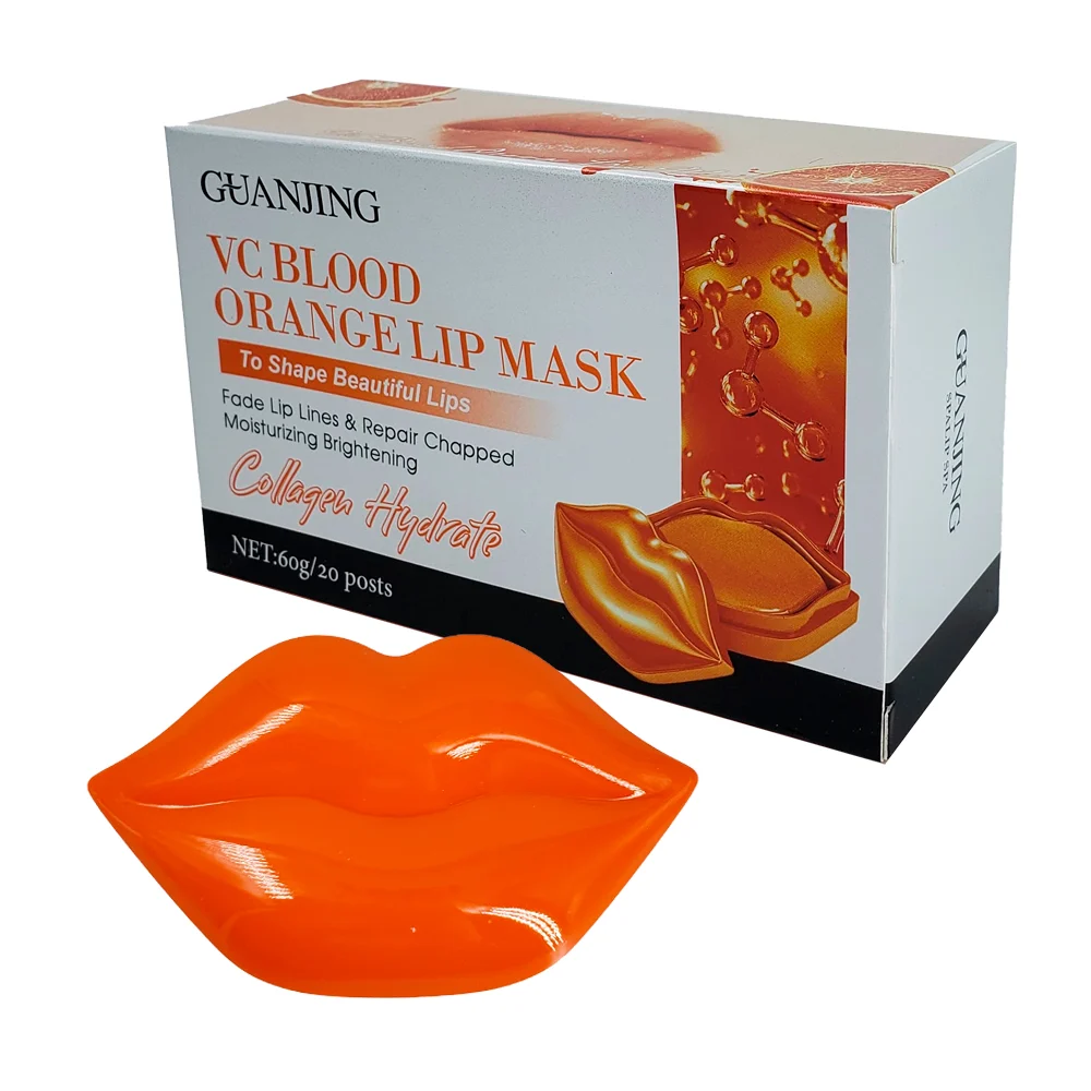 Caja con 20 mascarillas hidratantes de colágeno y extracto de naranja…