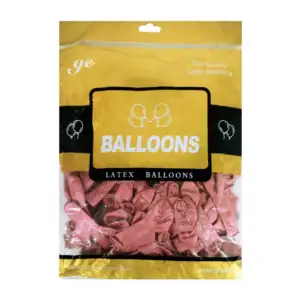 Paquete con 50 globos metálicos de latex 5¨ pulgadas, variedad de col…
