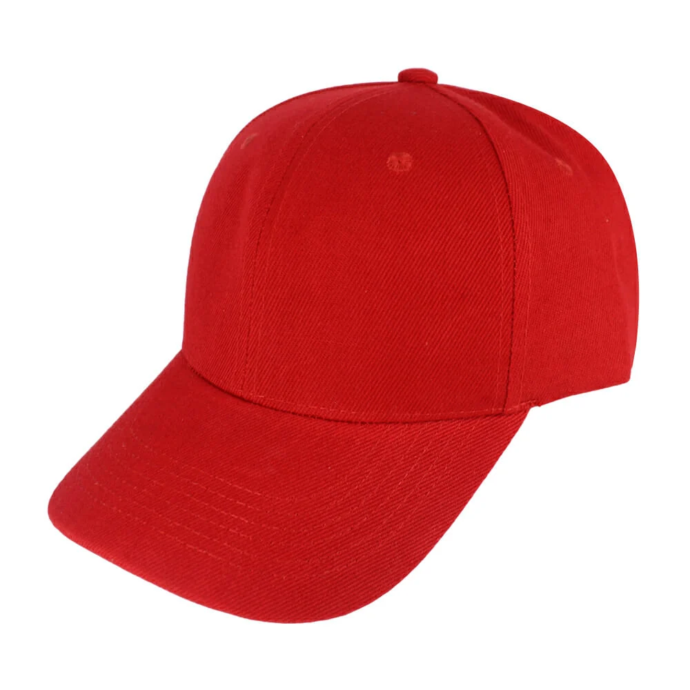 Gorra cachucha lisa de visera semicurva con detalles tipo bordado cos…
