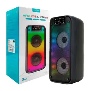 Bocina bluetooth greatnice de 3x2 pulgadas con radio fm, puerto usb-t…