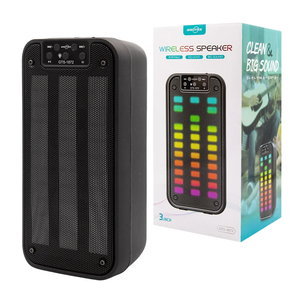 Bocina bluetooth greatnice de 3x2 pulgadas con radio fm, puerto usb-t…