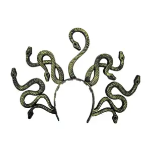 Diadema de plástico con serpientes para disfraz de medusa, 40x30cm / …