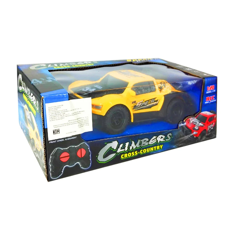 Carro a control remoto de pilas con luces, variedad de colores / clim…