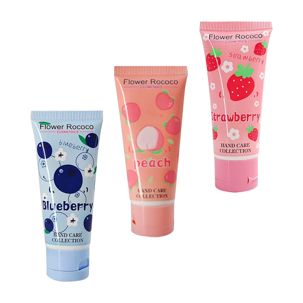 Crema de manos flower rococo con aroma y 45ml, variedad de aromas / h…