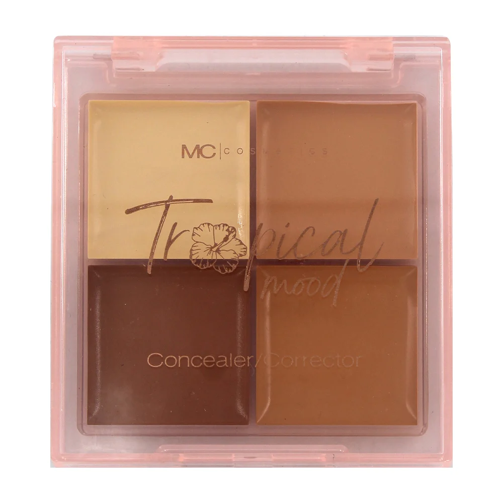 Paleta de 4 correctores en crema mc cosmetics 9gr, variedad de tonos …