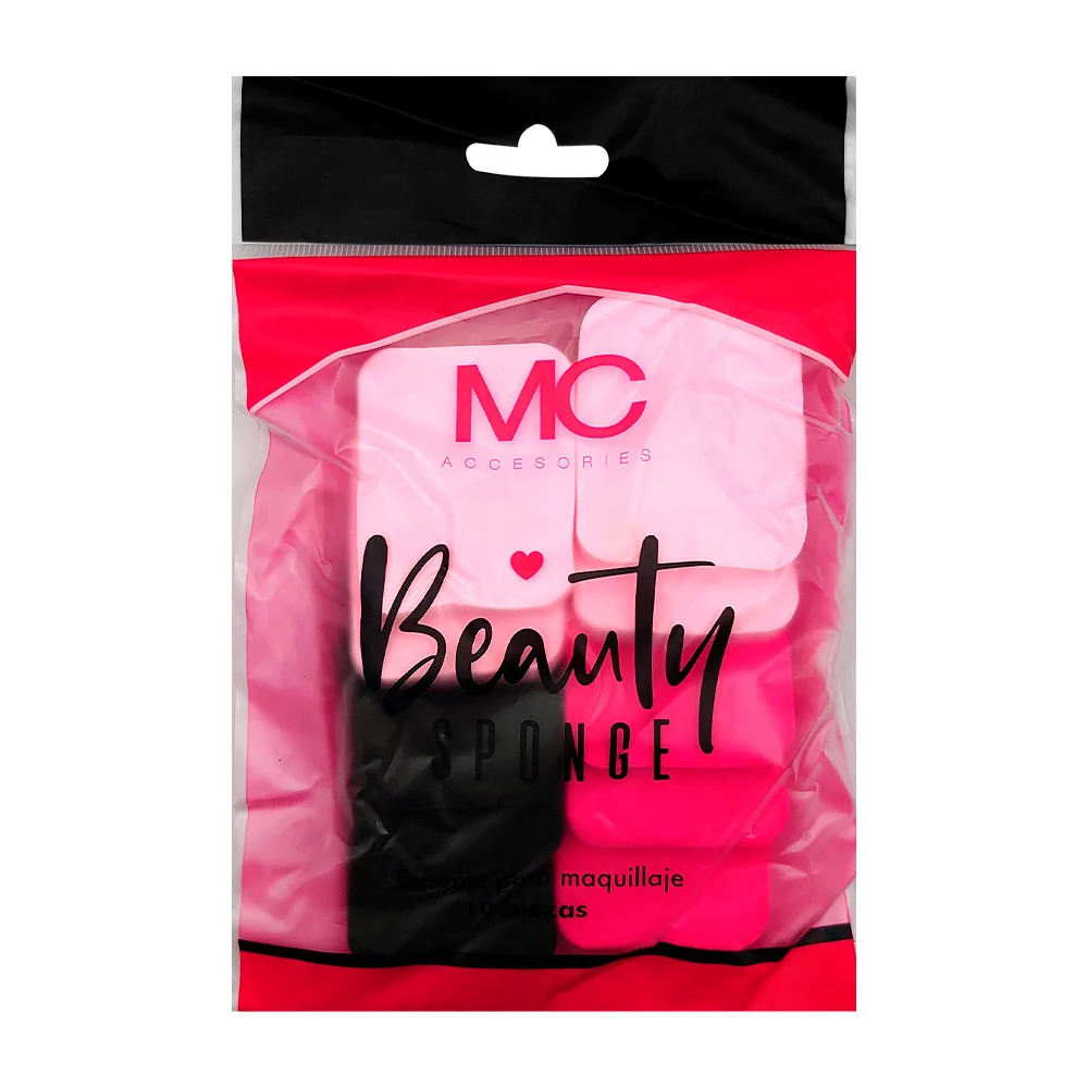 Paquete con 10 esponjas cuadradas para maquillaje mc cosmetics, varie…