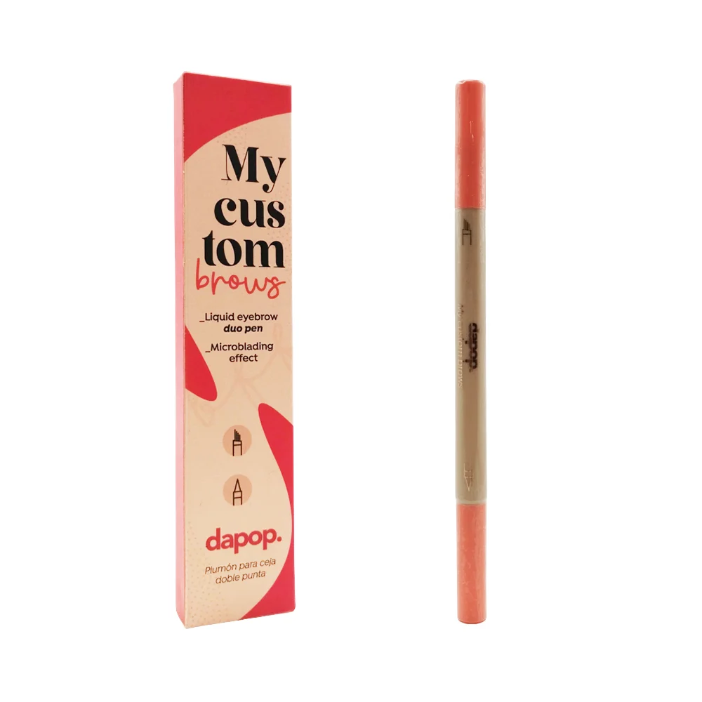 Lapiz delineador doble dapod para cejas con microblanding, 2g / my cu…