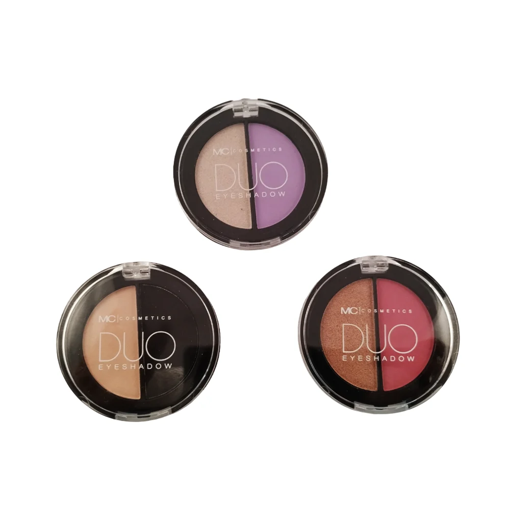1pza Sombra compacta duo para ojos mc cosmetics, 3g, variedad de colo…