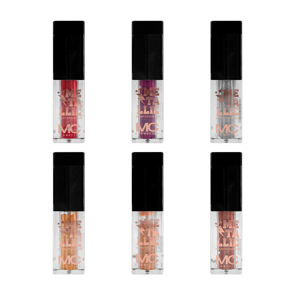 1pza Sombra líquida mc cosmetics con efecto metálico y glitter, 3gr, …