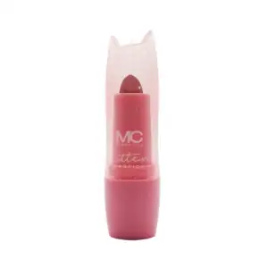1pza Labial en barra mc cosmatics con envase en forma de gato, 4g, va…