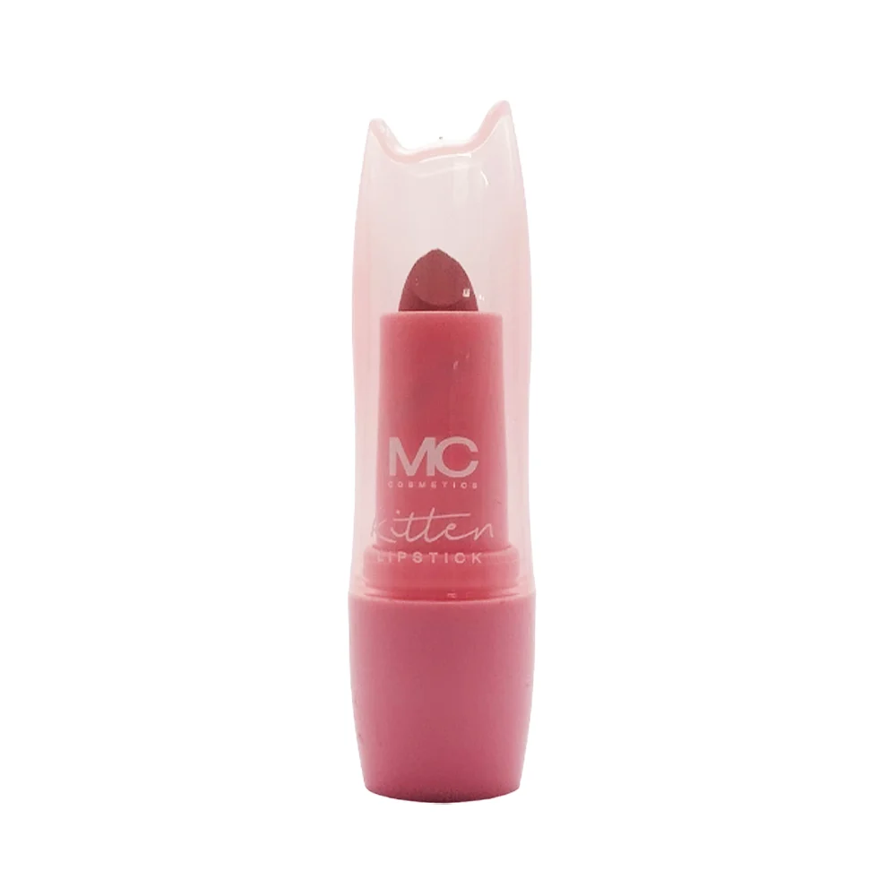1pza Labial en barra mc cosmatics con envase en forma de gato, 4g, va…