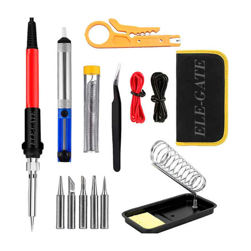 Kit de cautín para soldadura con temperatura ajustable, cerámica y ac…