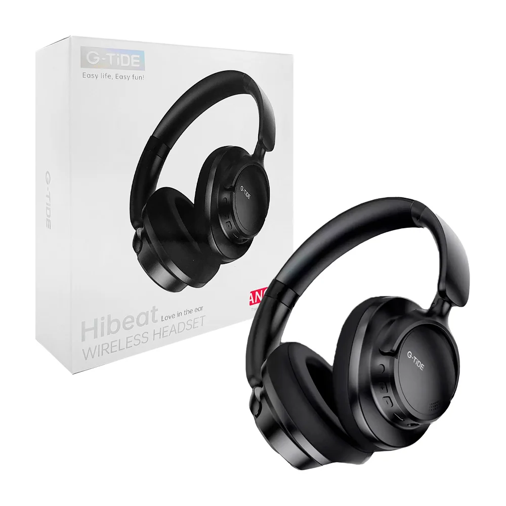Audífonos inalámbricos g-tide tipo diadema con controlador de volumen…