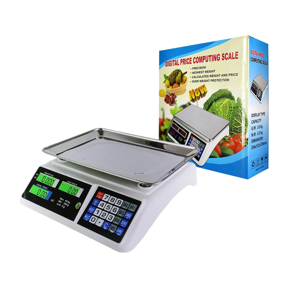 Báscula digital con teclas numéricas, precio-peso / bpn8530 / digital…