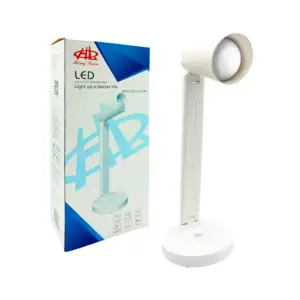 Lámpara led touch recargable y plegable para escritorio, 130x130x330m…