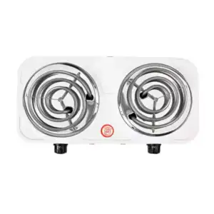 Parrilla eléctrica doble con recubrimiento antiadherente, 2000w / iio…