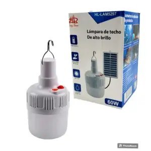 Lámpara / bombilla colgante de techo portátil para campamento con 60w…