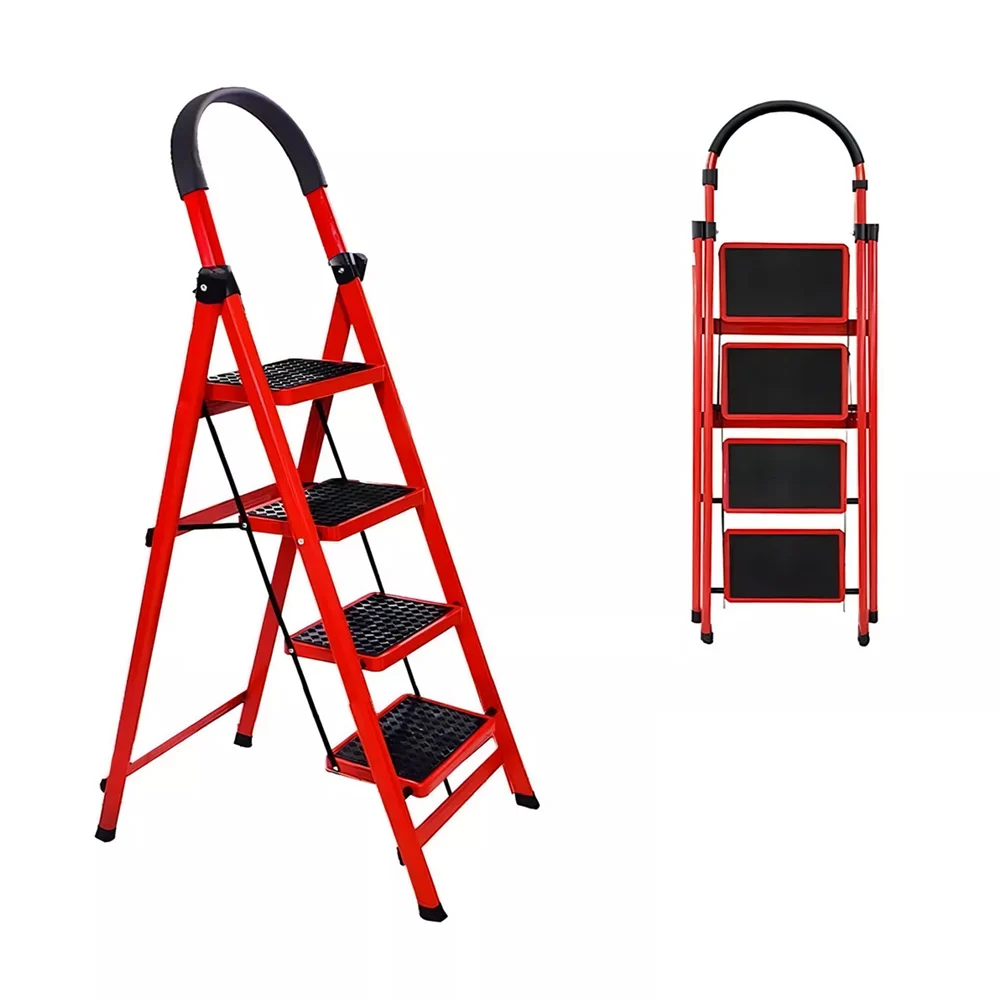 Escalera metálica de acero con 4 escalones antiderrapantes / bubugao …