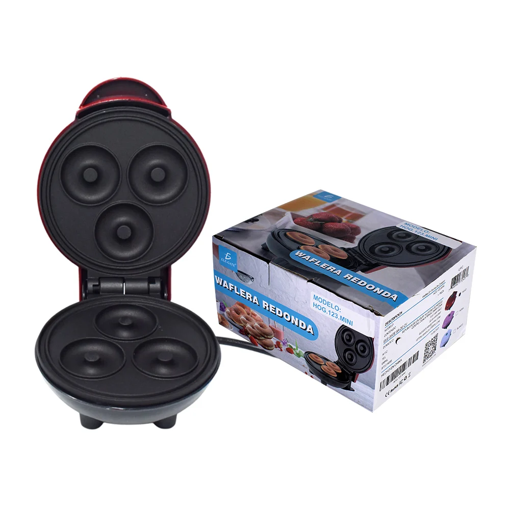 Mini máquina para hacer 3 donitas con consumo de 350 watts, variedad …