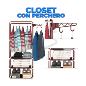Closet / organizador rectangular multifuncional montable ele-gate par…
