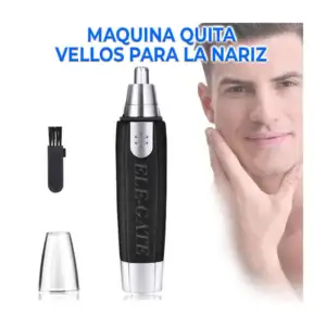 Cortadora resistente y precisa para vello nasal y de orejas con cuchi…